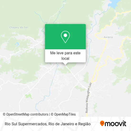 Rio Sul Supermercados mapa