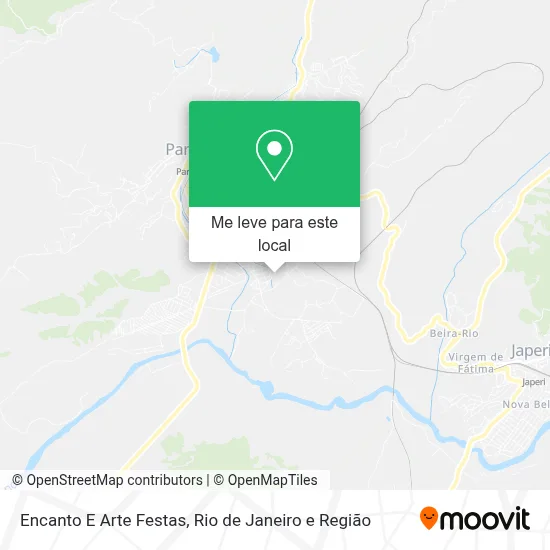 Encanto E Arte Festas mapa