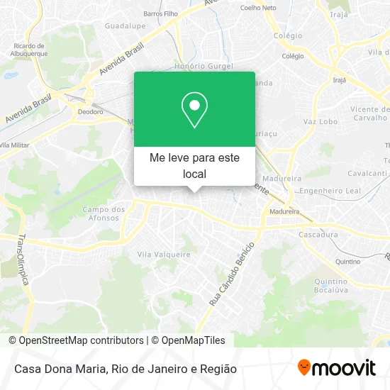 Casa Dona Maria mapa