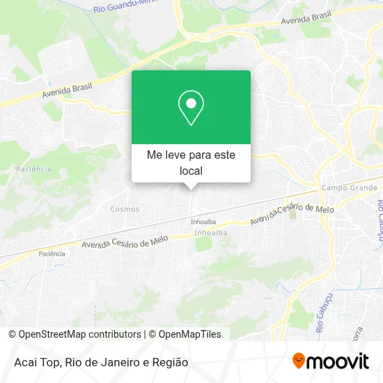 Acai Top mapa