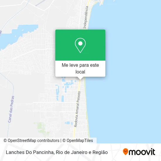 Lanches Do Pancinha mapa