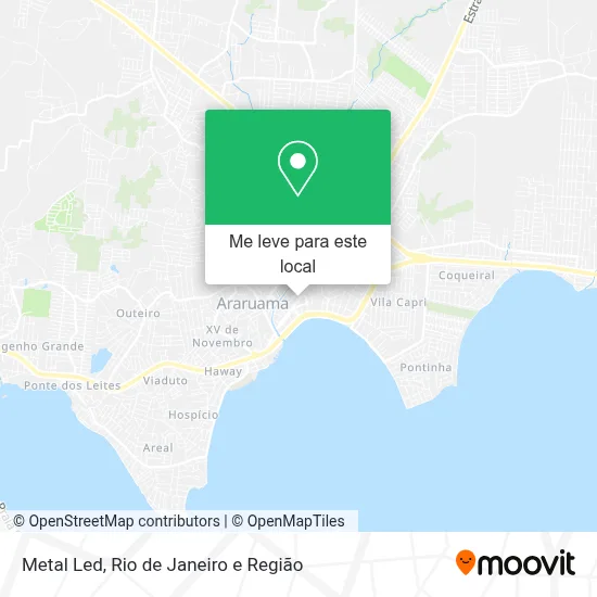 Metal Led mapa