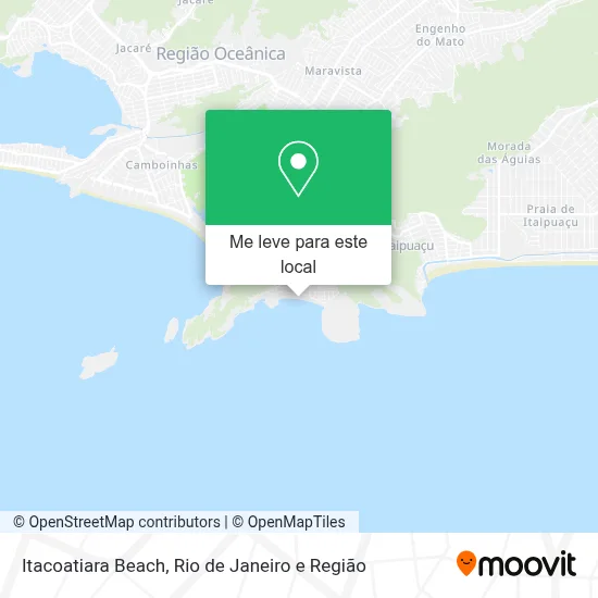 Itacoatiara Beach mapa