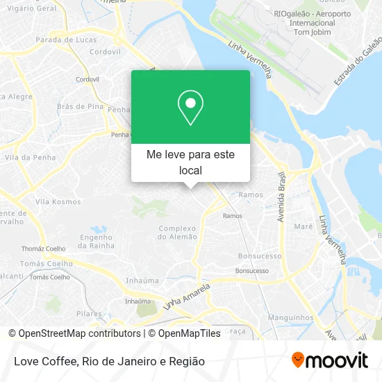 Love Coffee mapa