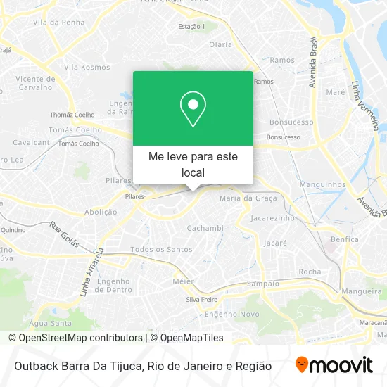 Outback Barra Da Tijuca mapa