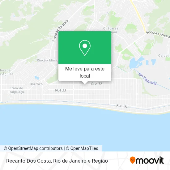 Recanto Dos Costa mapa