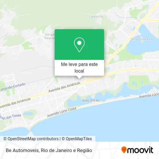 Be Automoveis mapa