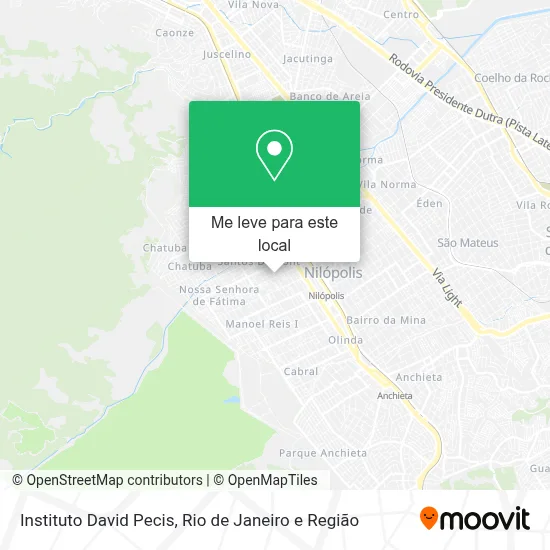 Instituto David Pecis mapa