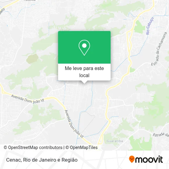 Cenac mapa