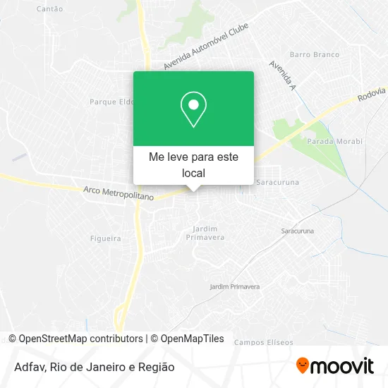 Adfav mapa