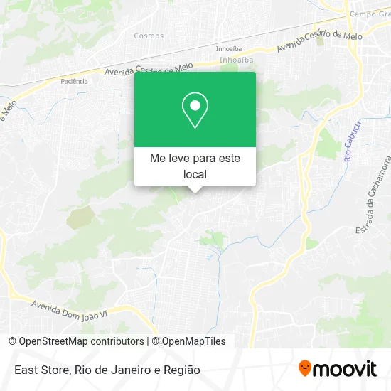 East Store mapa