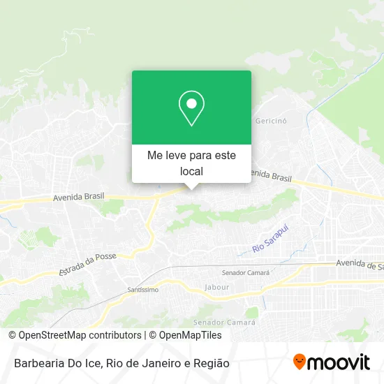 Barbearia Do Ice mapa