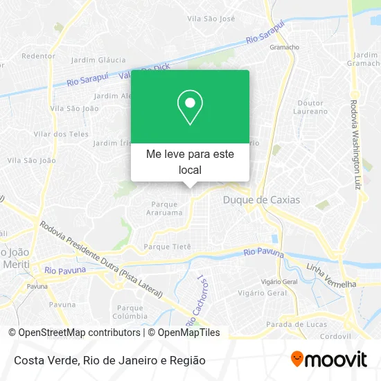 Costa Verde mapa
