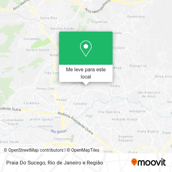 Praia Do Sucego mapa