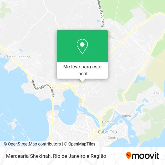 Mercearia Shekinah mapa