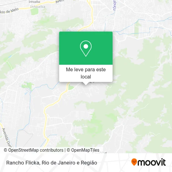 Rancho Flicka mapa
