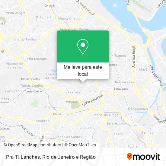 Pra-Ti Lanches mapa