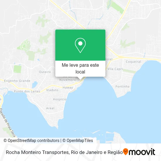 Rocha Monteiro Transportes mapa