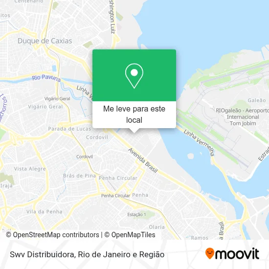 Swv Distribuidora mapa