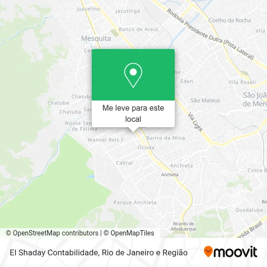 El Shaday Contabilidade mapa