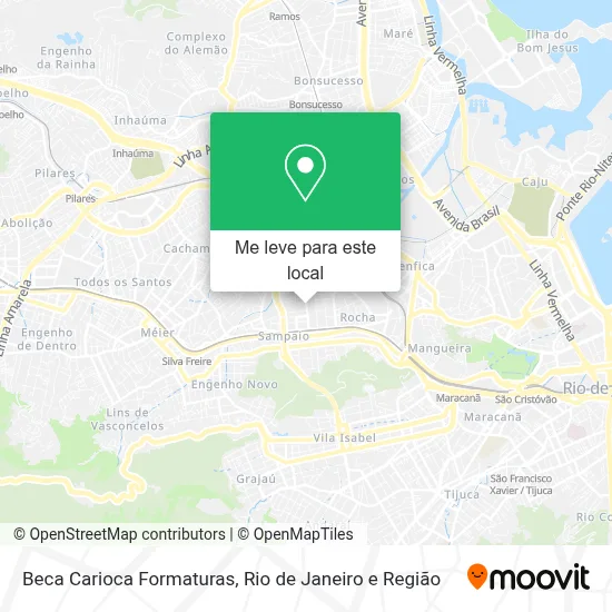 Beca Carioca Formaturas mapa