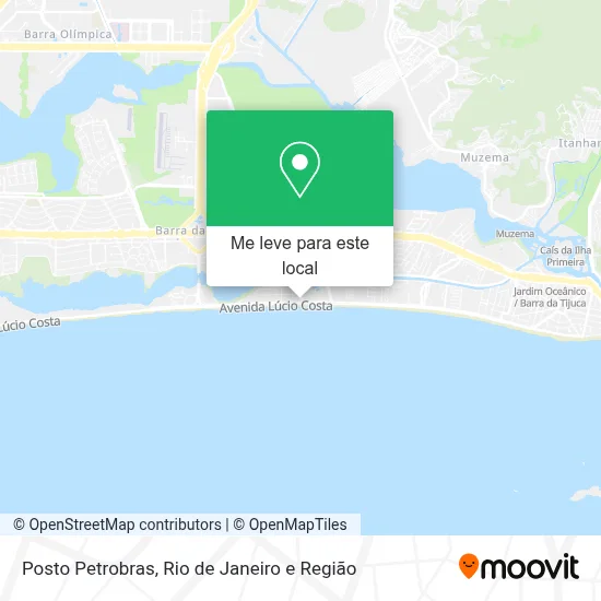 Posto Petrobras mapa