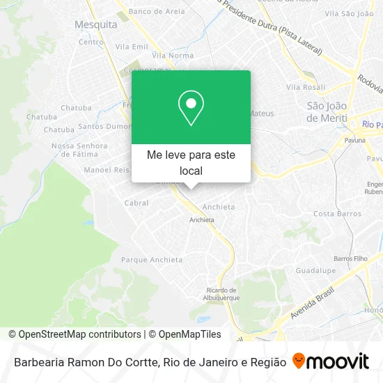 Barbearia Ramon Do Cortte mapa
