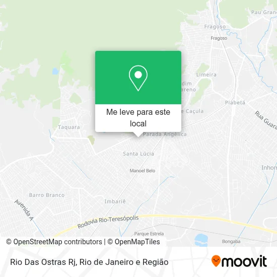 Rio Das Ostras Rj mapa