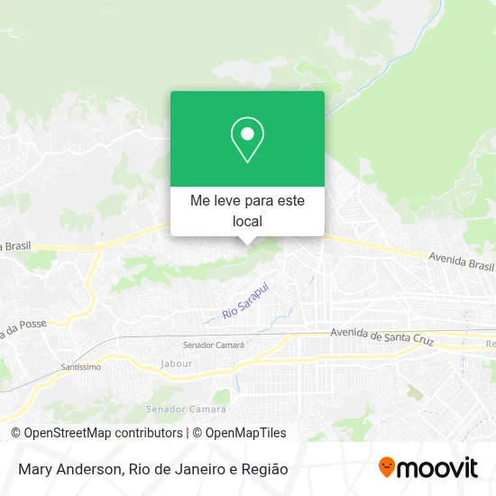 Mary Anderson mapa