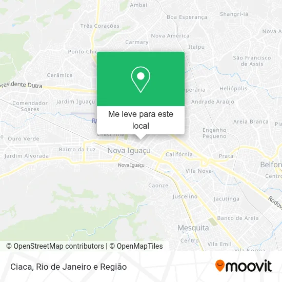 Ciaca mapa