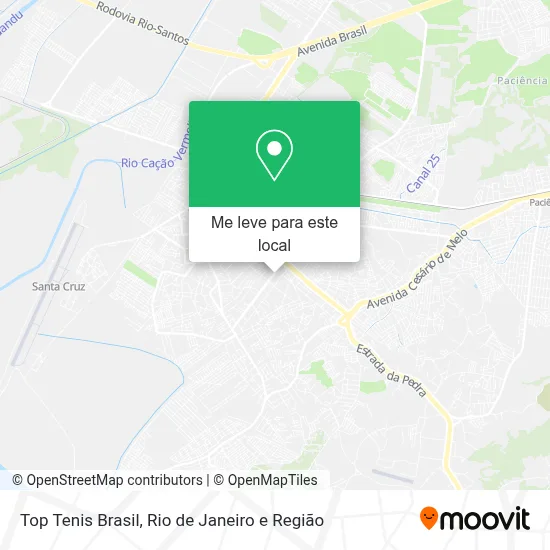 Top Tenis Brasil mapa