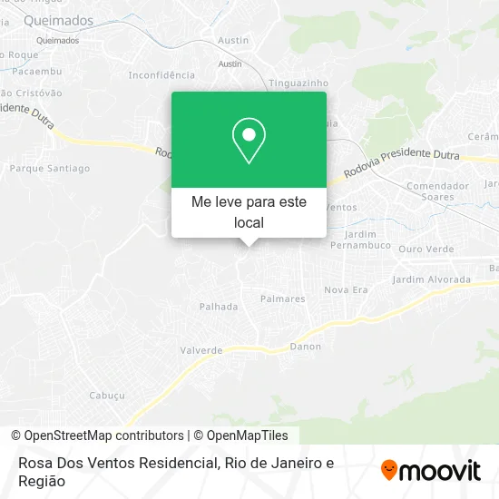 Rosa Dos Ventos Residencial mapa