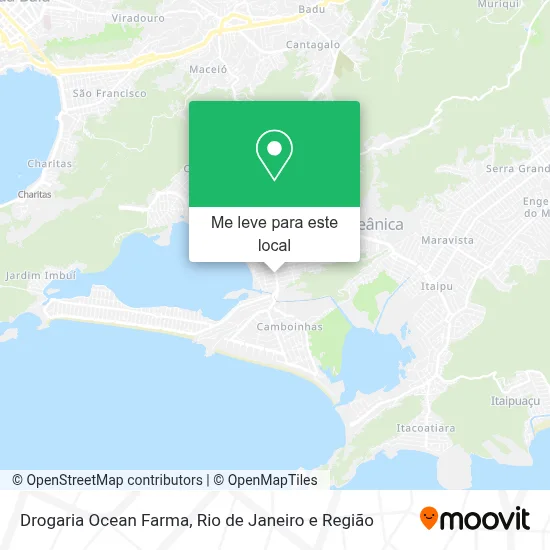 Drogaria Ocean Farma mapa