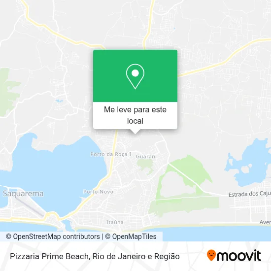 Pizzaria Prime Beach mapa