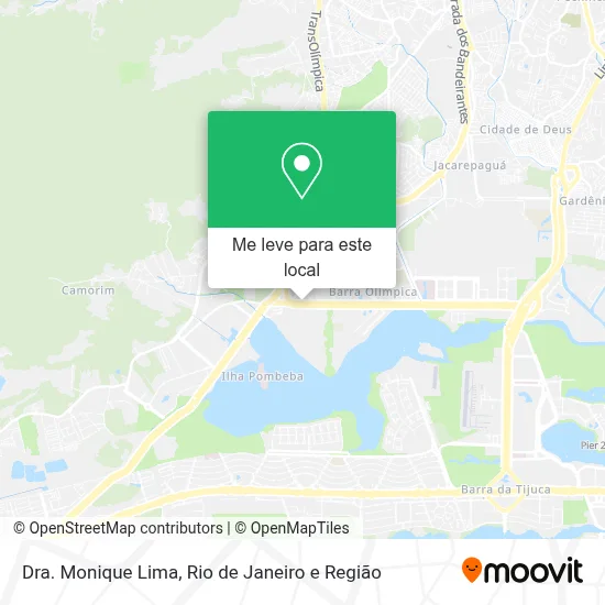 Dra. Monique Lima mapa