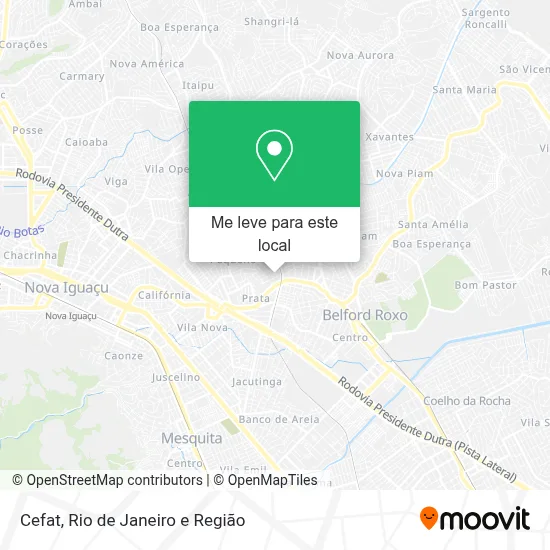 Cefat mapa