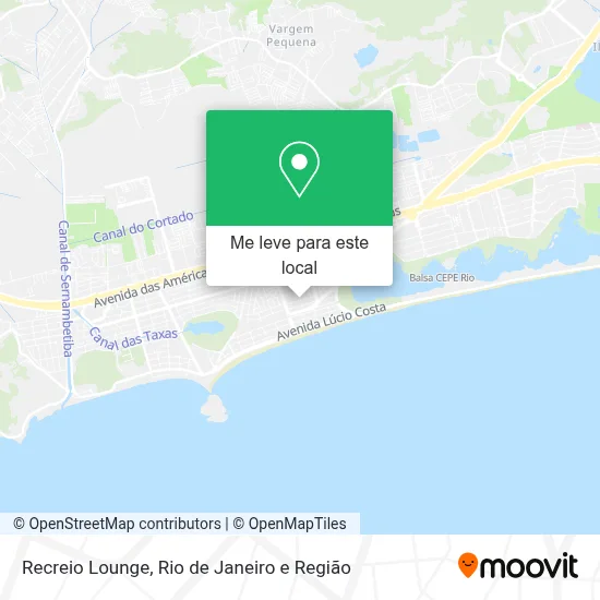 Recreio Lounge mapa