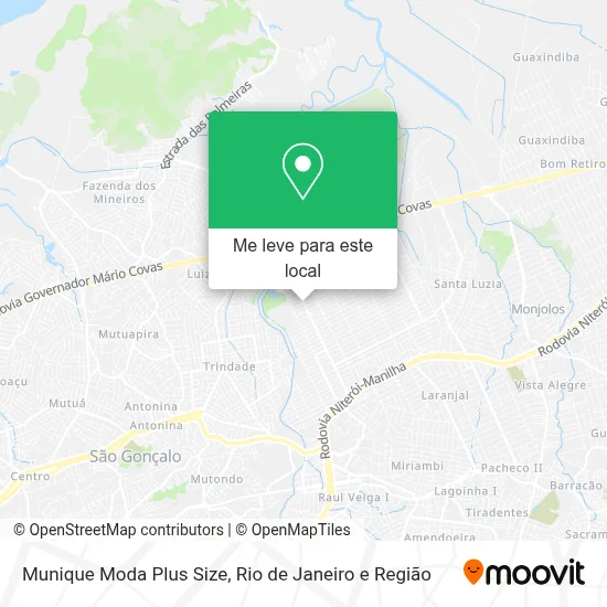 Munique Moda Plus Size mapa