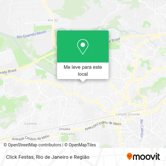 Click Festas mapa