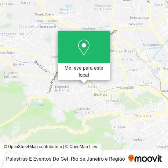 Palestras E Eventos Do Gef mapa