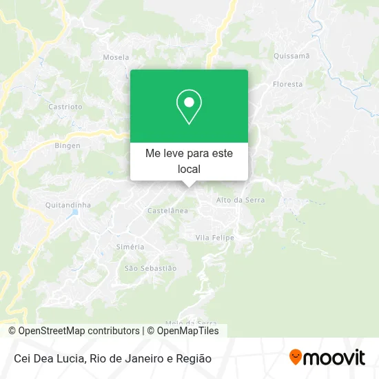Cei Dea Lucia mapa