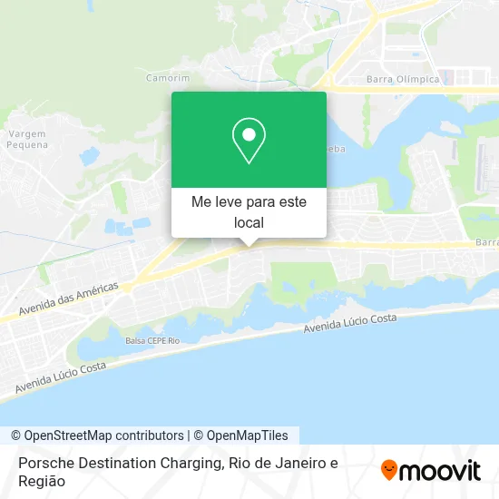 Porsche Destination Charging mapa