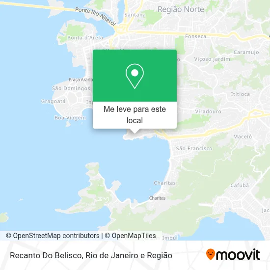 Recanto Do Belisco mapa