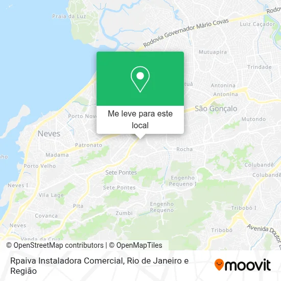 Rpaiva Instaladora Comercial mapa
