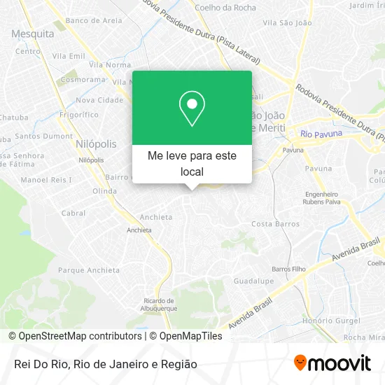 Rei Do Rio mapa