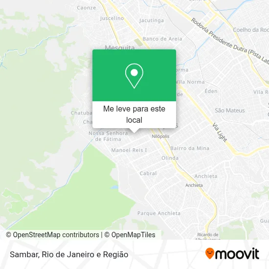 Sambar mapa