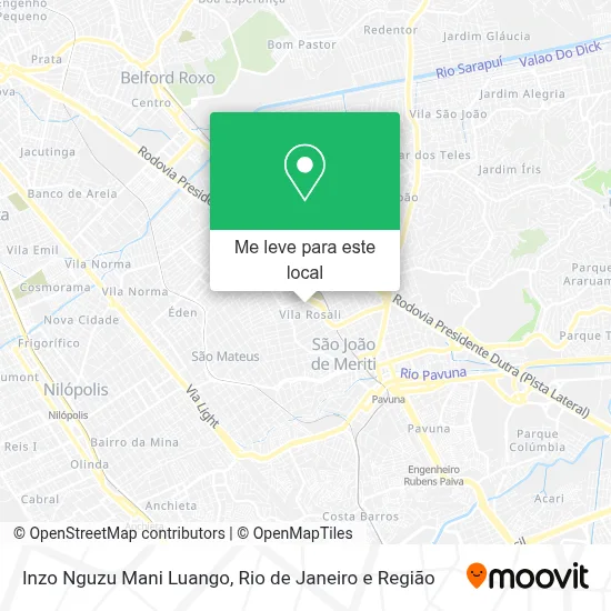 Inzo Nguzu Mani Luango mapa