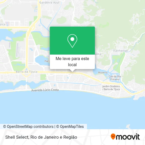 Shell Select mapa
