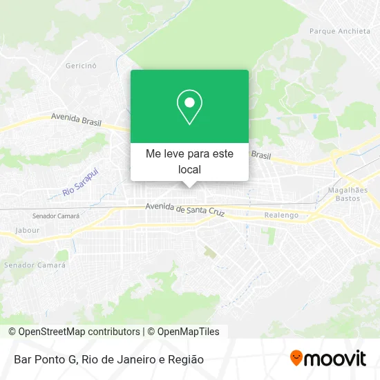 Bar Ponto G mapa