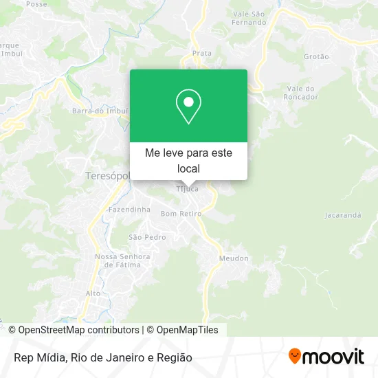 Rep Mídia mapa